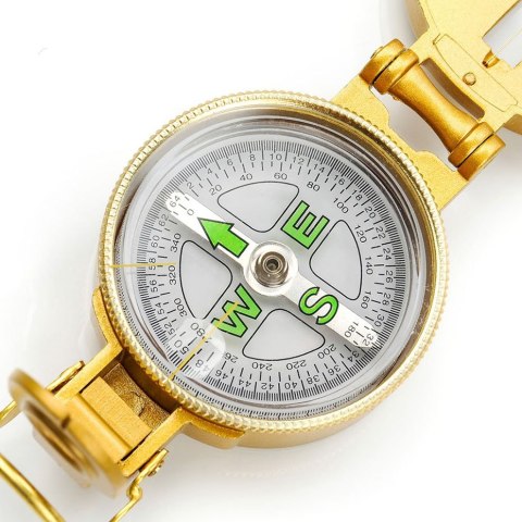 Busola metalowa okrągła Meteor złota 8191/71001 Meteor