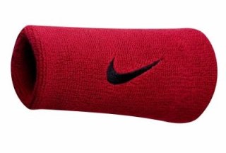 FROTKA NA RĘKĘ SZEROKA NIKE SWOOSH DOUBLEWIDE czerwona /2szt/ NN05624601 Nike