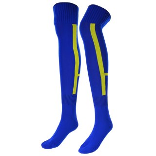 Getry piłkarskie Iskierka Junior 38-41 niebiesko żółte Iskierka