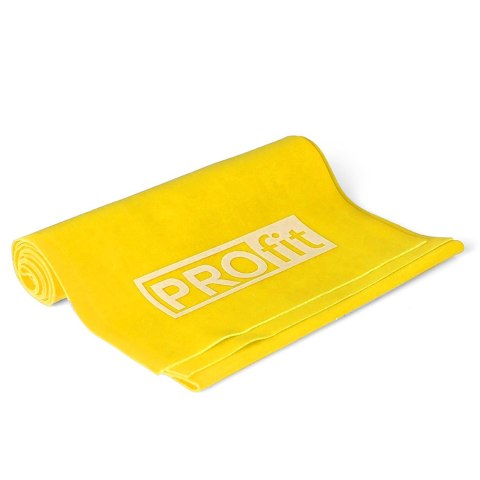 Guma Fitness Profit Light 120x15x0,35cm żółta DK 2227 PROfit