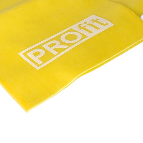 Guma Fitness Profit Light 120x15x0,35cm żółta DK 2227 PROfit