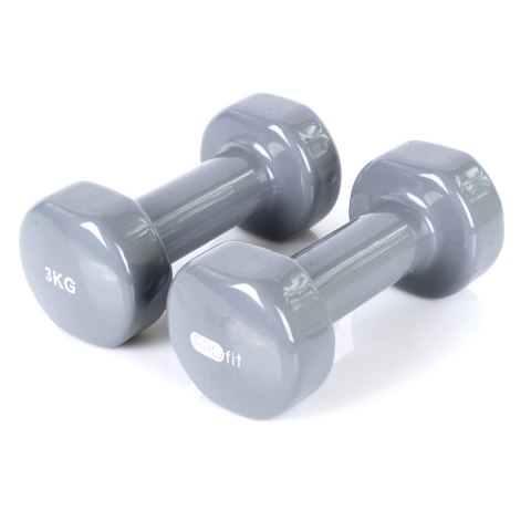 Hantle winylowe Profit szare 2x3 kg DK 4102 PROfit