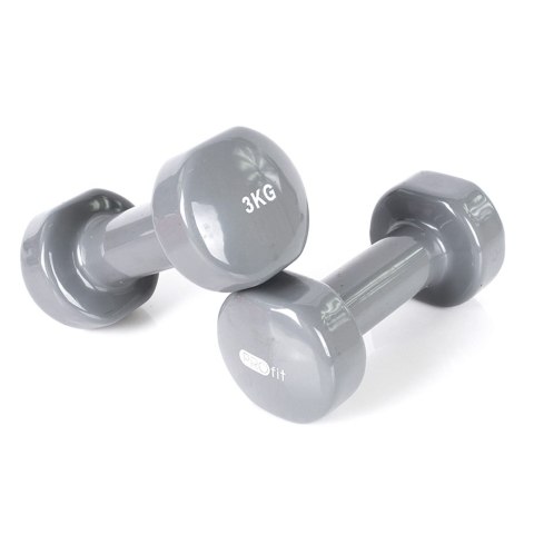 Hantle winylowe Profit szare 2x3 kg DK 4102 PROfit