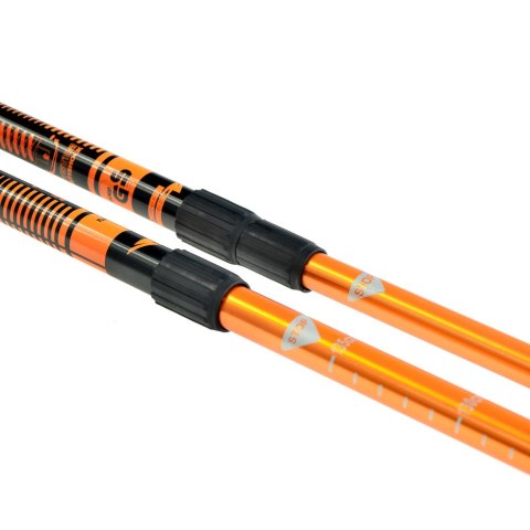 Kijki Nordic Walking Scout Bjorn pomarańczowy 3-częściowy BJORN