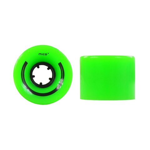 Kółka Mico do deskorolki plastikowej 60x45mm 4szt zielone Mico