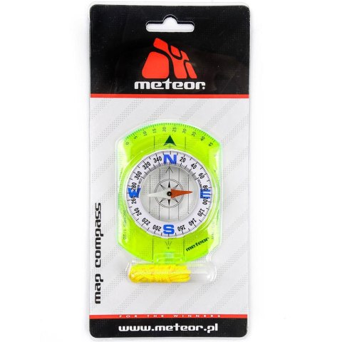 Kompas z linijką Meteor zielony 8568 71009 Meteor