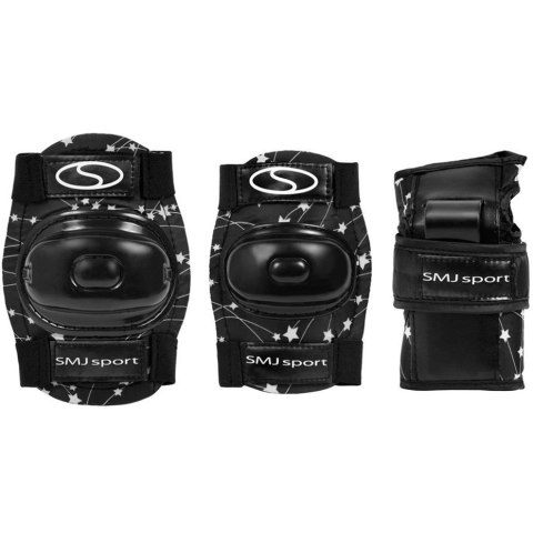 Ochraniacze na łyżworolki Smj CR-600 czarne Smj