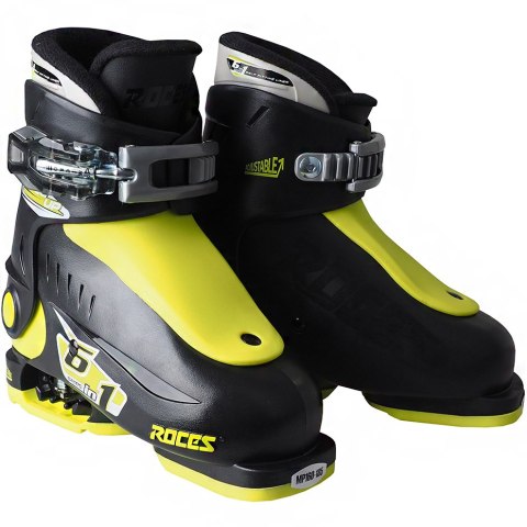 Buty narciarskie Roces Idea Up czarno-limonkowe JUNIOR 450490 18 Roces