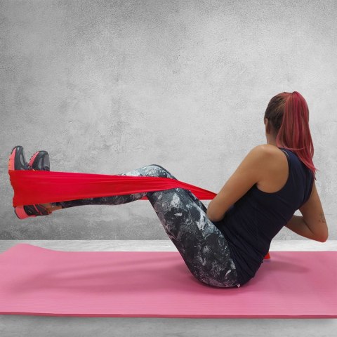 Guma Fitness Profit Heavy 120x15x0,55cm czerwona DK 2227 PROfit