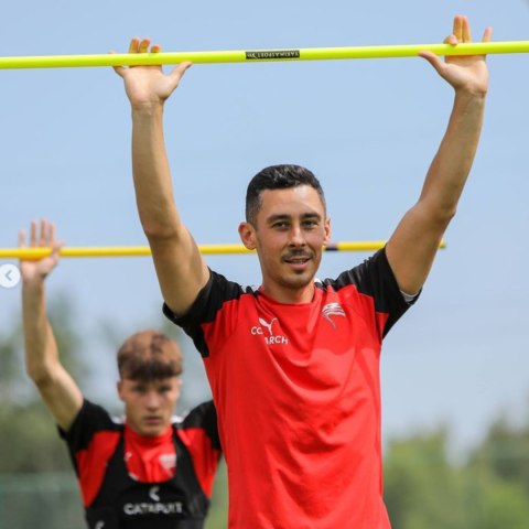 Laska treningowa Yakima Sport 1 m żółta 100075 Yakima Sport