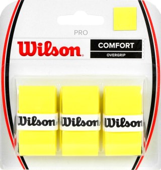 Owijka Wilson Pro Comfort Overgrip żółta 3szt WRZ4014YE Wilson