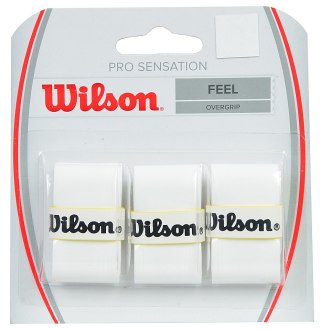 Owijka Wilson Pro Sensation Feel Overgrip 3 szt. biała WRZ4010WH Wilson