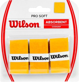 Owijka Wilson Pro Soft Absorbent Overgrip żółta 3szt WRZ4040GO Wilson