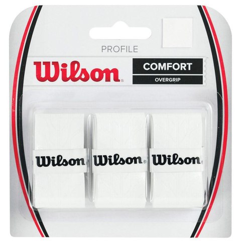 Owijka Wilson Profile Overgrip 3szt biała WRZ4025WH Wilson