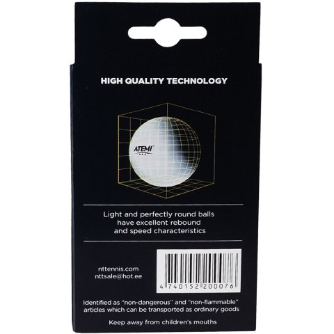 Piłeczki do ping ponga Atemi *** białe 6szt Atemi