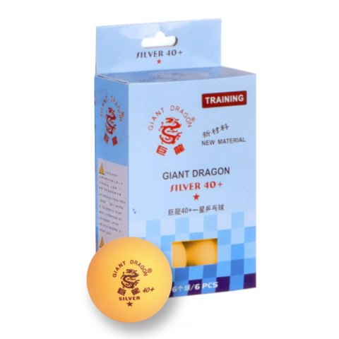 Piłeczki do ping ponga SMJ Silver Star 6 szt pomarańczowa 8341 Smj