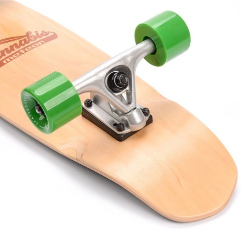 Deskorolka Meteor Cannabis zielono-brązowo-pomarańczowa 22595 Meteor