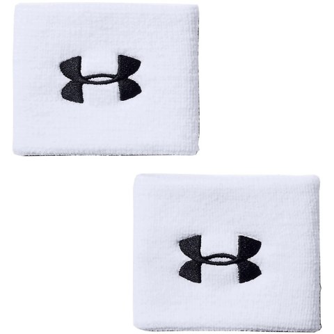 Frotki na rękę Under Armour Performance Wristbands białe 1276991 100 Under Armour