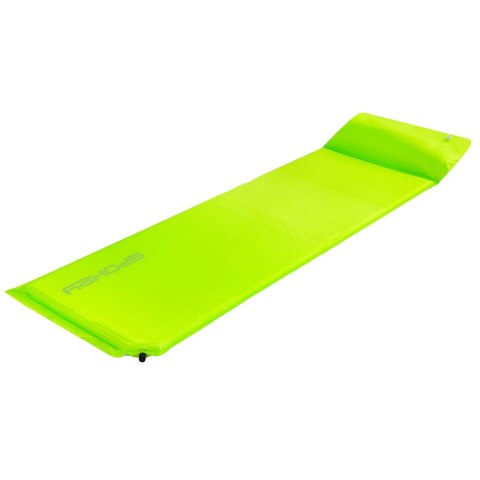 Mata samopompująca z poduszką Spokey Savory Pillow zielona 927851 Spokey
