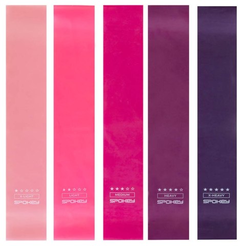 Zestaw gum do ćwiczeń oporowych Spokey 5 szt. 928944 Spokey