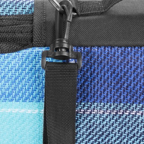 Koc piknikowy Spokey Picnic Flannel niebieski 150x180cm 839636 Spokey