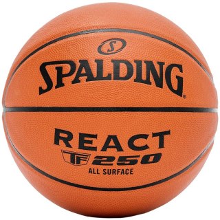 Piłka koszykowa Spalding React TF-250 rozm. 7 brązowa 76801Z Spalding