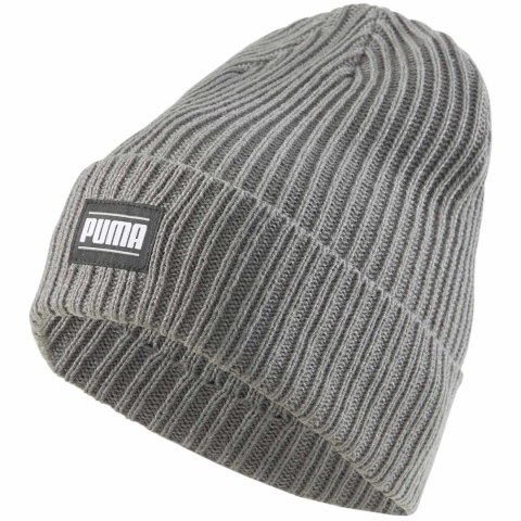 Czapka Puma Ribbed Classic Cuff Beanie szara 024038 03 Puma