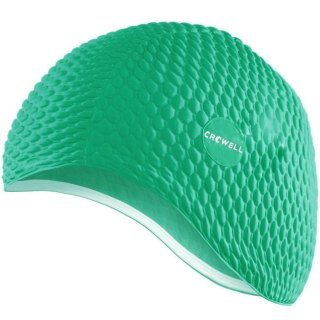 Czepek pływacki bąbelkowy Crowell Java zielony kol.10 Crowell