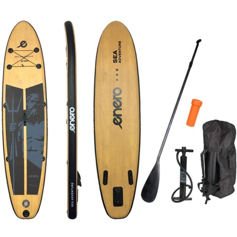 Deska Sup dmuchana Neptun Wooden Enero 145 kg 320x76x15 cm 1039473 Enero