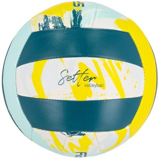 Piłka siatkowa Spokey Setter żółto-zielona 942682 Spokey