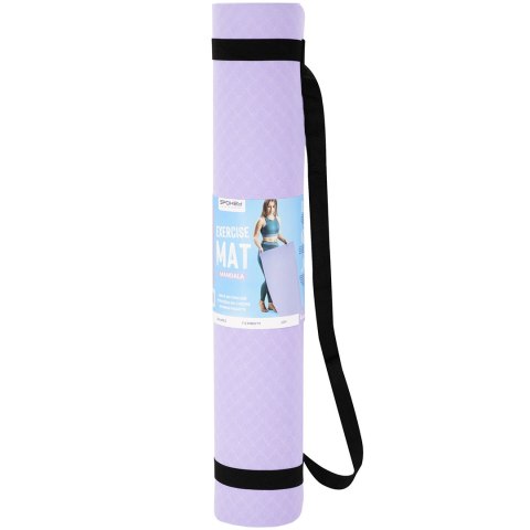 Mata do ćwiczeń Spokey Mandala fioletowa 941515 Spokey