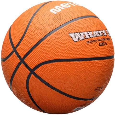 Piłka koszykowa Meteor What's Up pomarańczowa 16832 Meteor
