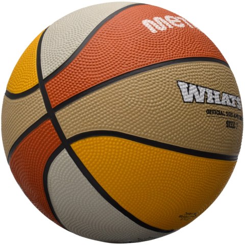 Piłka koszykowa Meteor What's Up pomarańczowo-beżowa 16801 Meteor