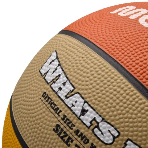Piłka koszykowa Meteor What's Up pomarańczowo-beżowa 16801 Meteor