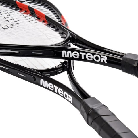Zestaw do speed badmintona Meteor 2 rakietki aluminiowe, 3 lotki 16839 Meteor