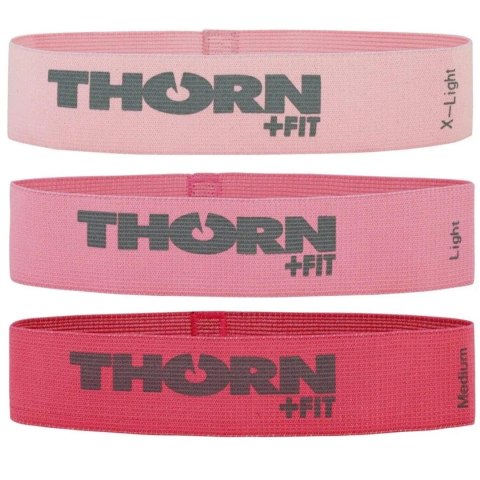 Zestaw gum do ćwiczeń Thorn Fit Lady resistance textile band set 3 szt. Thorn Fit