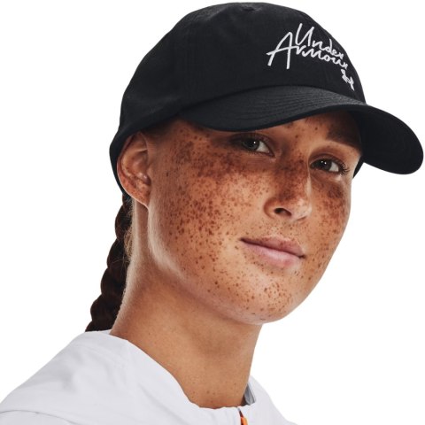 Czapka z daszkiem damska Under Armour Sportstyle Adj OSFM czarna 1369790 003 Under Armour