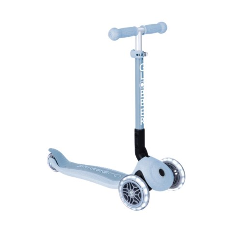 Hulajnoga SMJ Globber 3-kołowa 692-501 Junior Foldable Lights Eco jasnoniebieska Smj