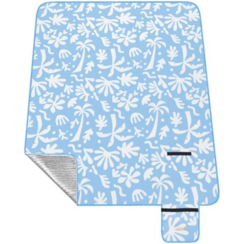 Koc piknikowy Spokey Breeze XL 210x150 cm niebieski 945902 Spokey