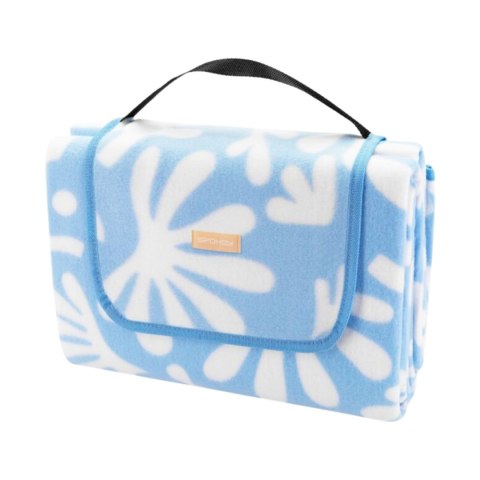 Koc piknikowy Spokey Breeze XL 210x150 cm niebieski 945902 Spokey