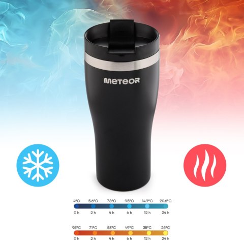 Kubek termiczny Meteor 480 ml czarny 17245 Meteor