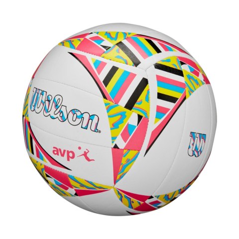 Piłka siatkowa Wilson Avp Movement VB New biało-różowo-żółta WV4008001XBOF Wilson