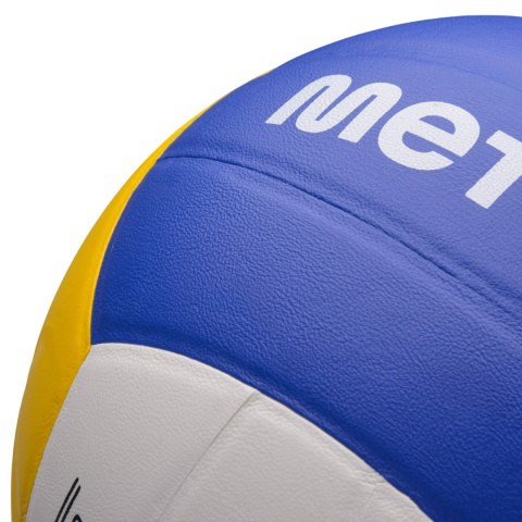 Piłka siatkowa plażowa Meteor biało-żółto-niebieska 17412 Meteor