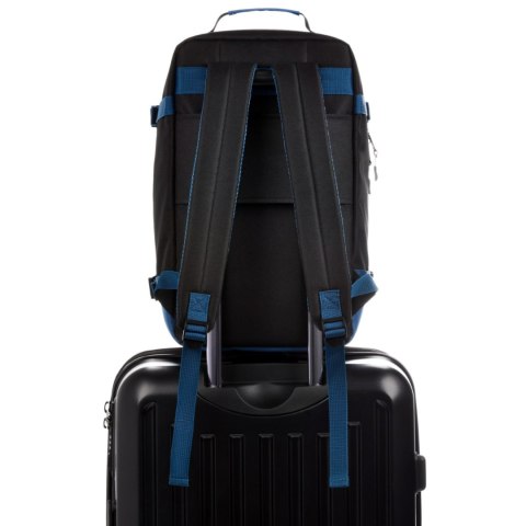 Plecak kabinowy Meteor Hermod czarno-niebieski 16883 Meteor