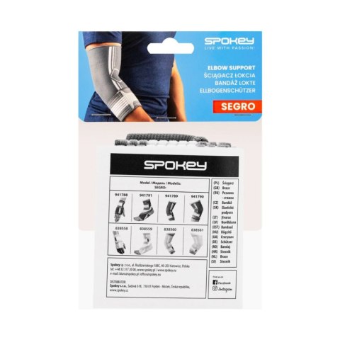 Ściągacz łokcia Spokey Segro Pro szary 941789 Spokey