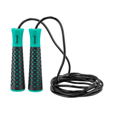 Skakanka z łożyskami Spokey Candy Rope czarno-zielona 943631 Spokey
