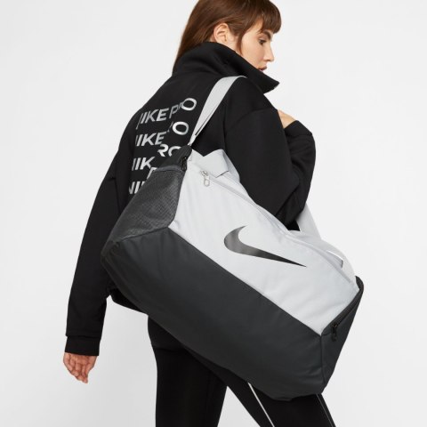 Torba Nike Brasilia S Duffel 9.0 szaro-czarna BA5957 077 Nike