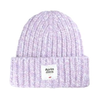 Czapka damska 4F F572 fiolet melanż 4FWAW25ACAPF572 51M 4F