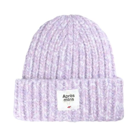 Czapka damska 4F F572 fiolet melanż 4FWAW25ACAPF572 51M 4F