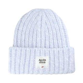 Czapka damska 4F F572 jasny fiolet melanż 4FWAW25ACAPF572 52M 4F